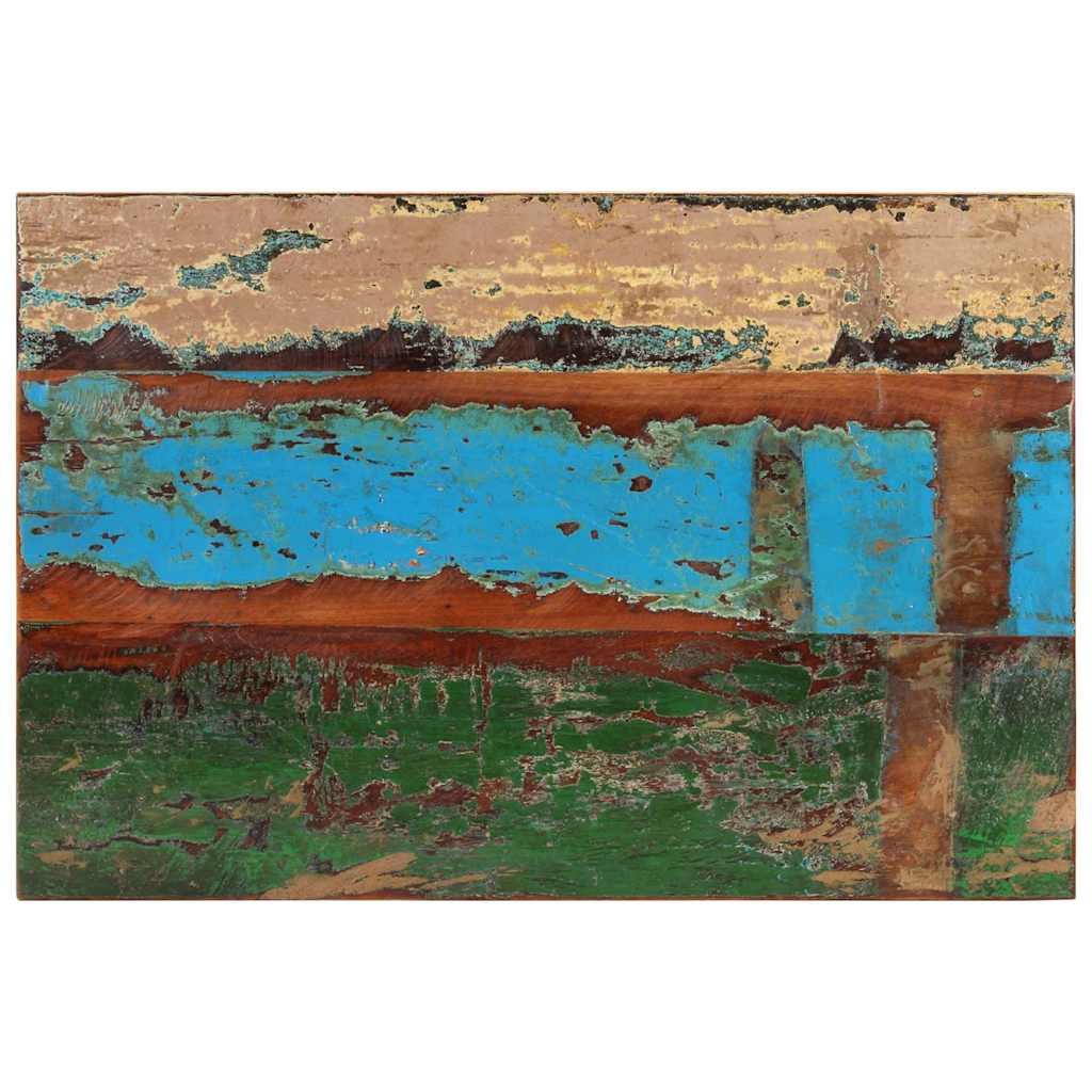 Rectangular Table Top Solid Reclaimed Wood 60 x 90 cm 25-27 mm