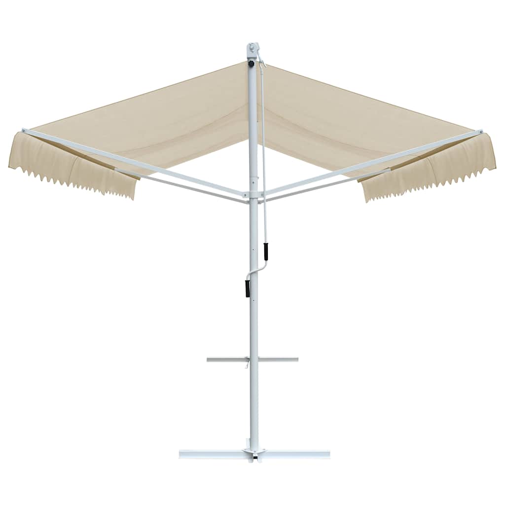 145884 vidaXL Free Standing Awning 600x300 cm Cream 3