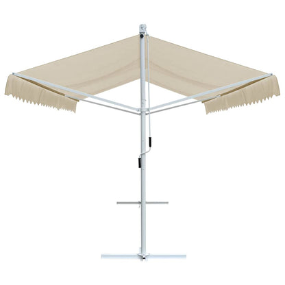 145884 vidaXL Free Standing Awning 600x300 cm Cream 3