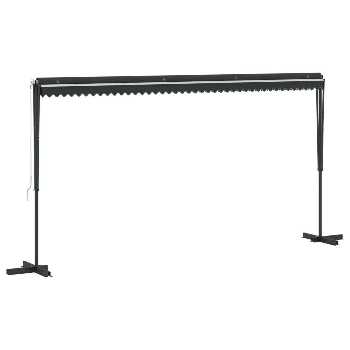 145887 vidaXL Free Standing Awning 500x300 cm Anthracite 3