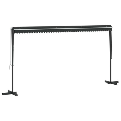 145887 vidaXL Free Standing Awning 500x300 cm Anthracite 3