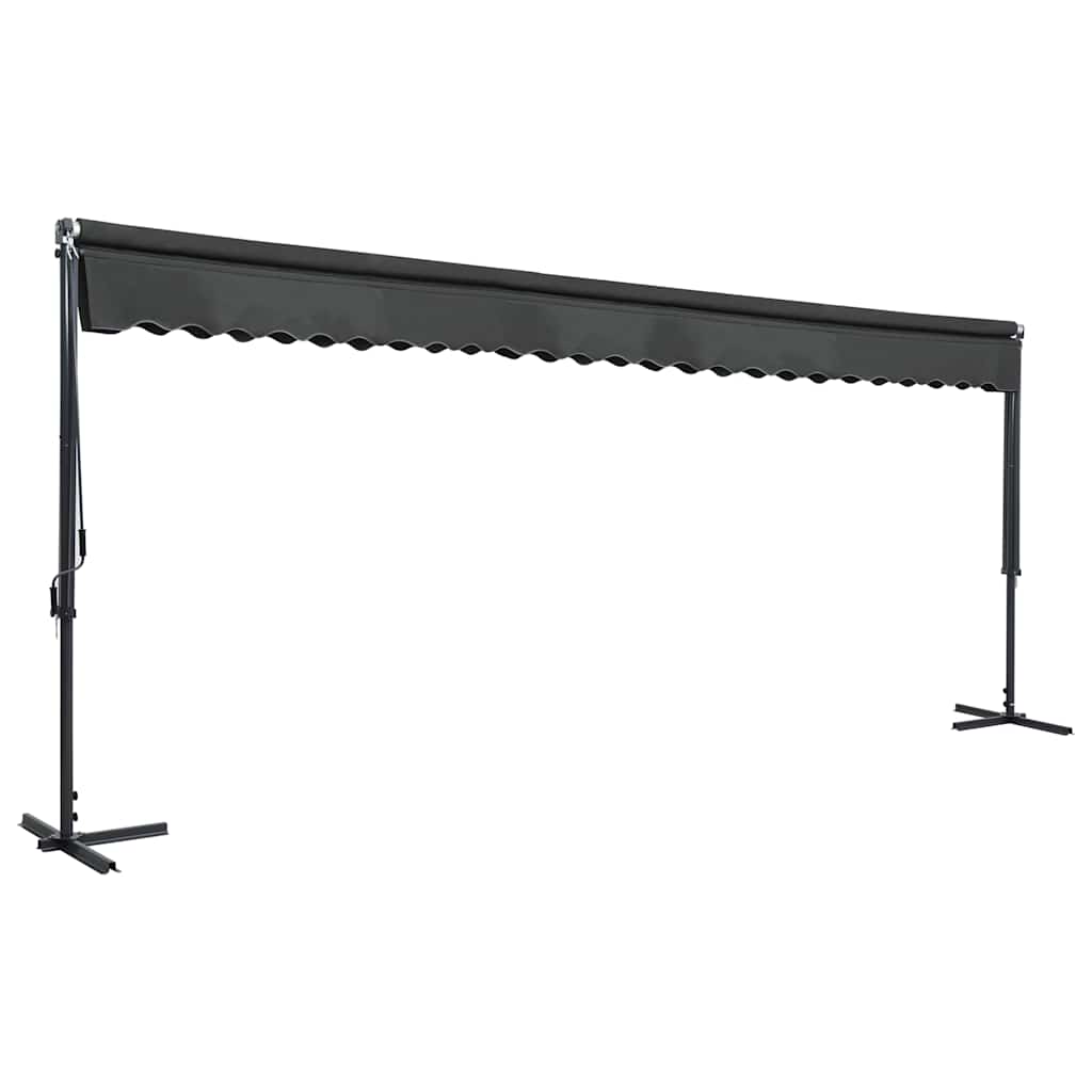 vidaXL Free Standing Awning 600x300 cm Anthracite 2