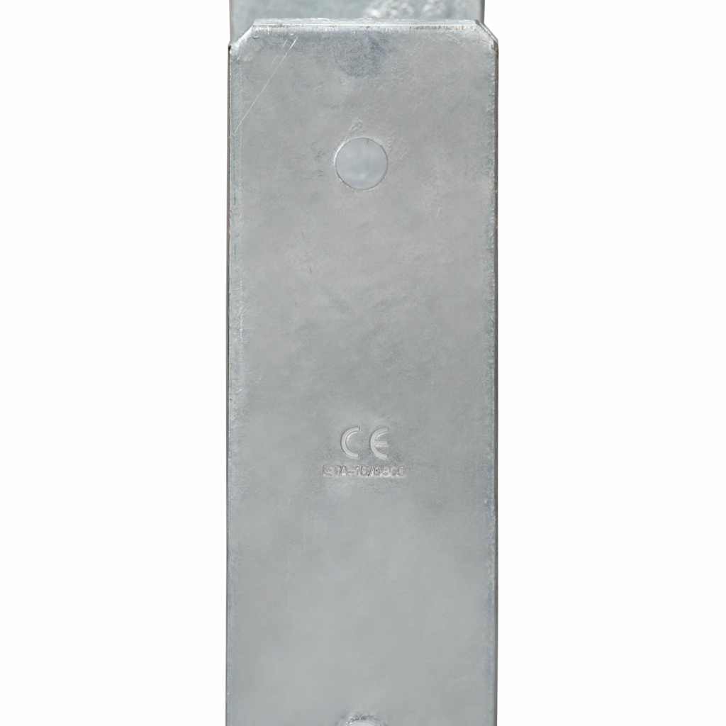 Fence Anchors Silver Galvanised Steel 9 x 6 x 60 cm