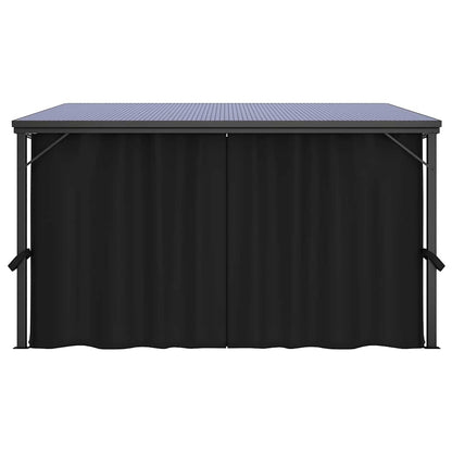 48599 vidaXL Gazebo with Curtain 405x294x244 cm Anthracite 4