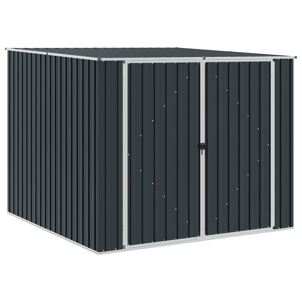 Garden Shed 195x198x159 cm Galvanised Steel Anthracite