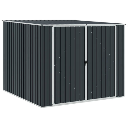 Garden Shed 195x198x159 cm Galvanised Steel Anthracite