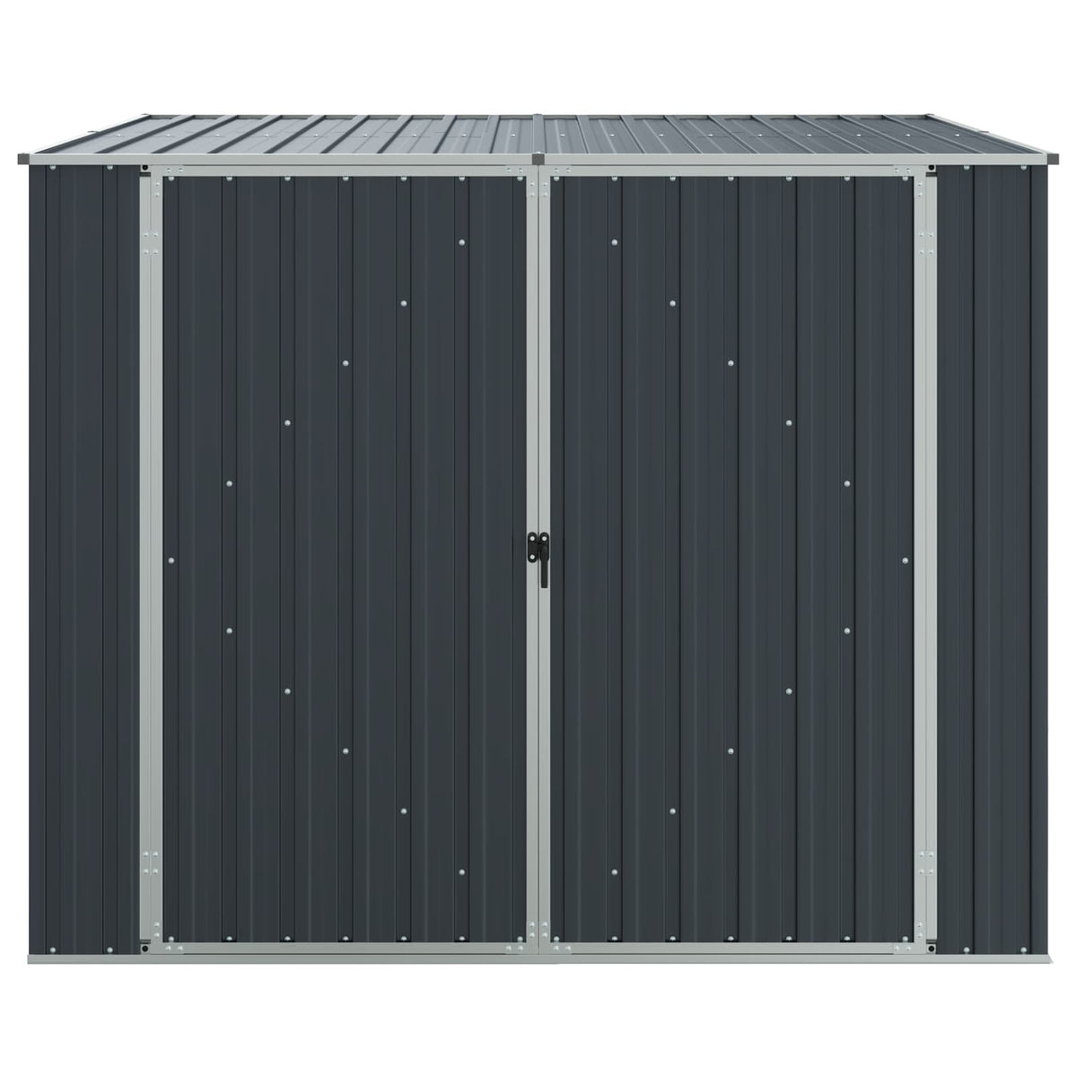 Garden Shed 195x198x159 cm Galvanised Steel Anthracite