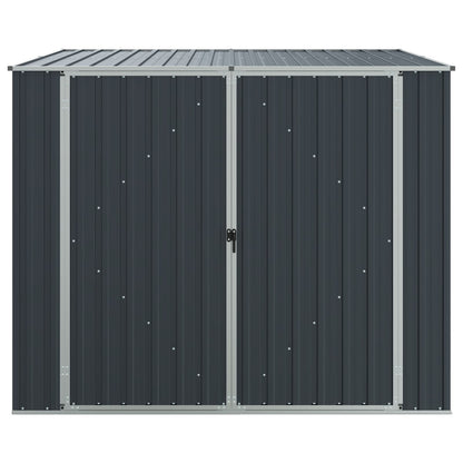 Garden Shed 195x198x159 cm Galvanised Steel Anthracite