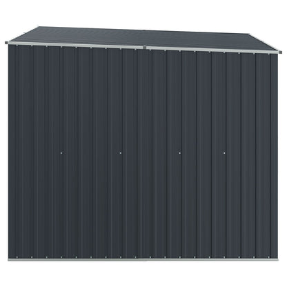 Garden Shed 195x198x159 cm Galvanised Steel Anthracite