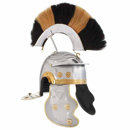 Medieval Knight Helmet Antique Replica LARP Silver Steel Model 16