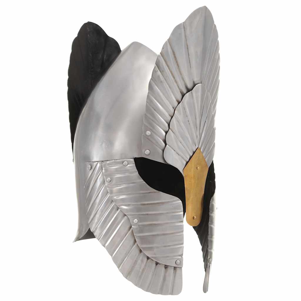 Medieval Knight Helmet Antique Replica LARP Silver Steel Model 12