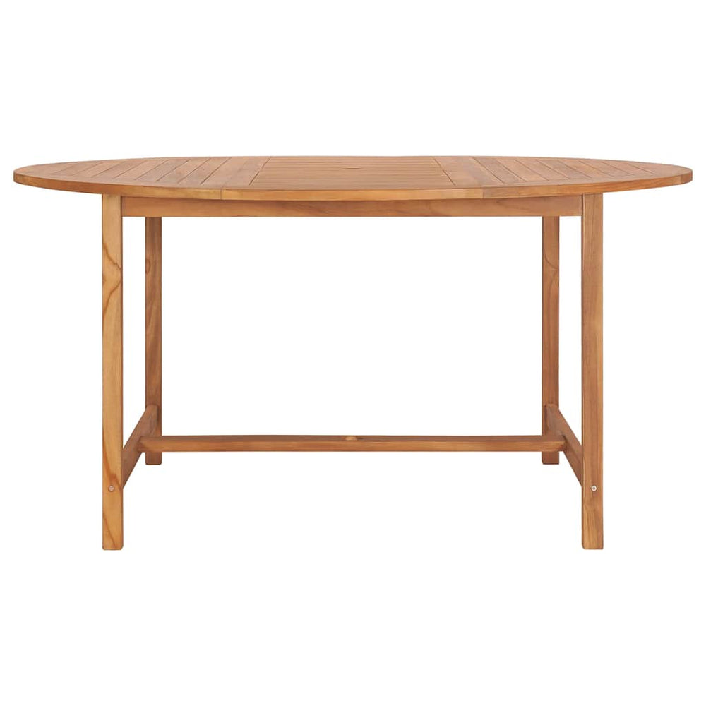 vidaXL Garden Table Solid Teak Wood