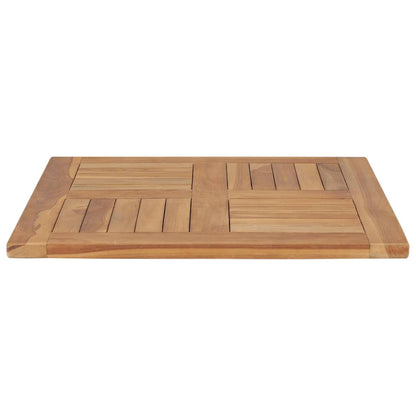 Table Top Solid Teak Wood 2,5 cm 40 cm 60 cm 60 cm Square