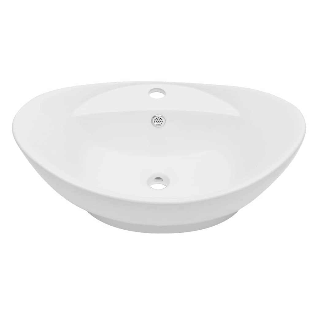 Two Bathroom Furniture Set Ceramic Brown