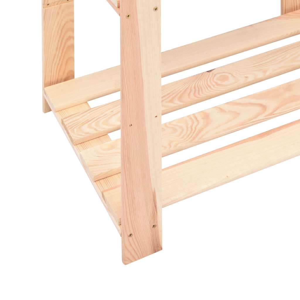 5-Tier Storage Racks 80x38x170 cm Solid Pinewood 250 kg 10