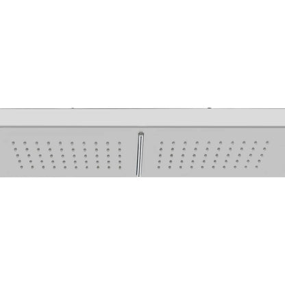 vidaXL Outdoor Shower with Tray WPC Stainless Steel 6