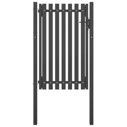 Garden Fence Gate Steel Anthracite 100 cm 150 cm