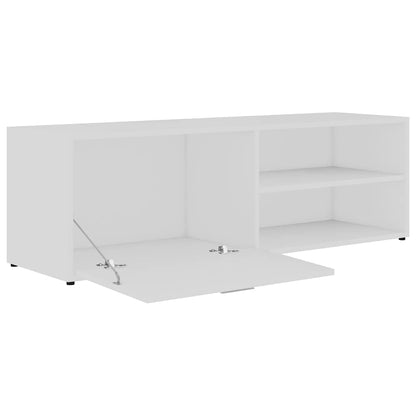 TV Cabinet 120x34x37 cm Engineered Wood White