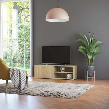 TV Cabinet 120x34x37 cm Engineered Wood Sonoma oak