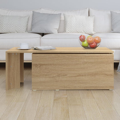 vidaXL Coffee Table Sonoma Oak 150x50x35 cm Engineered Wood