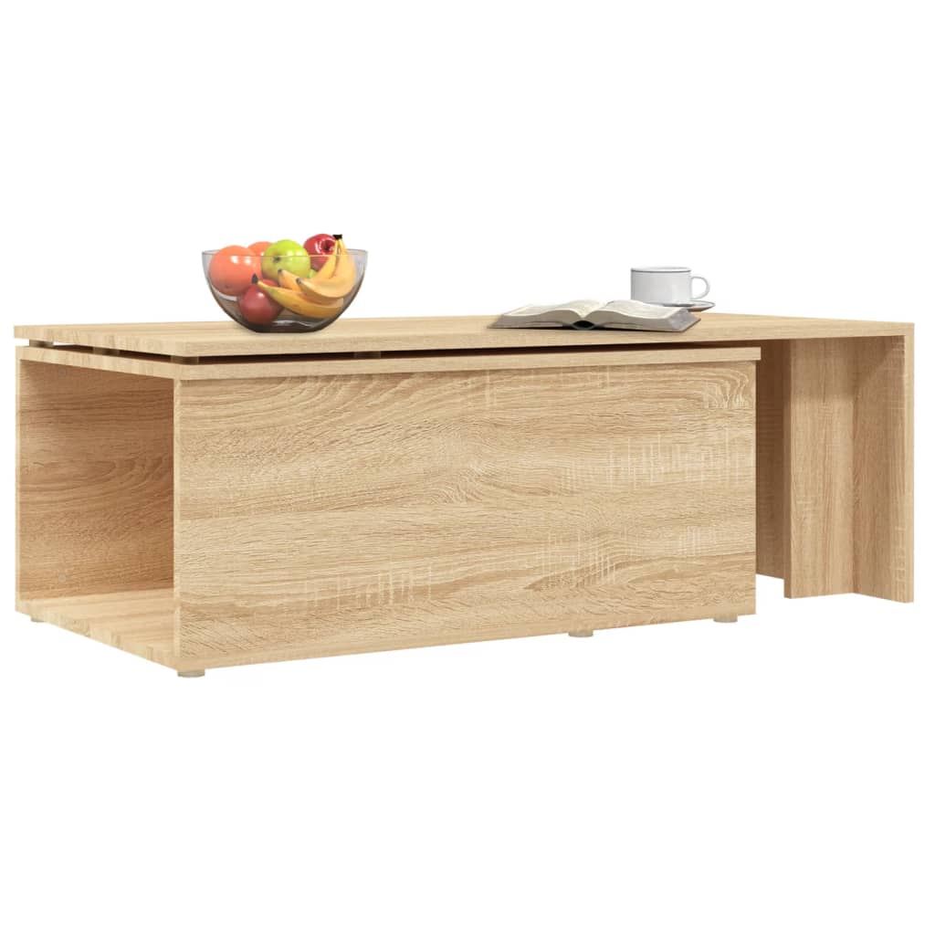 vidaXL Coffee Table Sonoma Oak 150x50x35 cm Engineered Wood