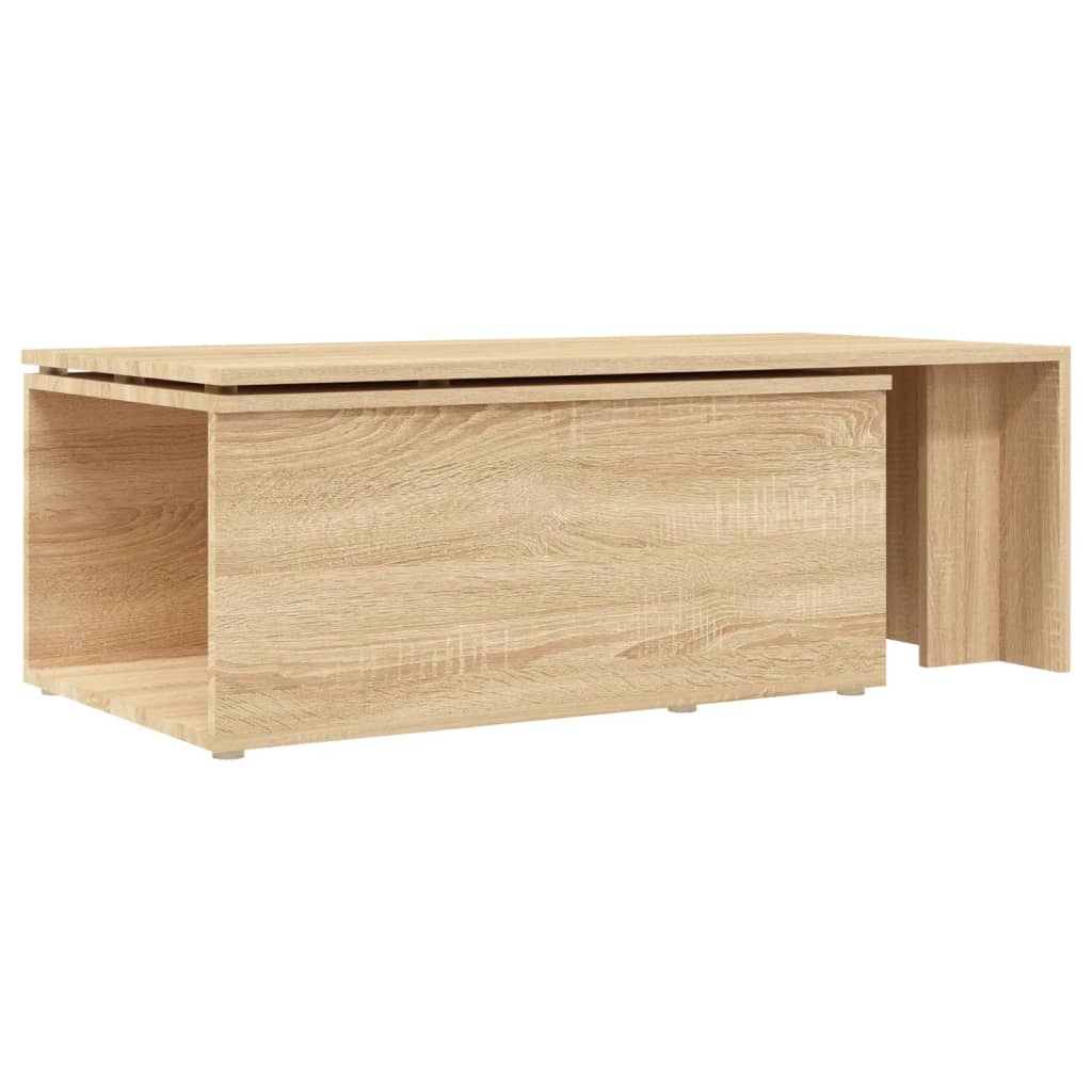 vidaXL Coffee Table Sonoma Oak 150x50x35 cm Engineered Wood