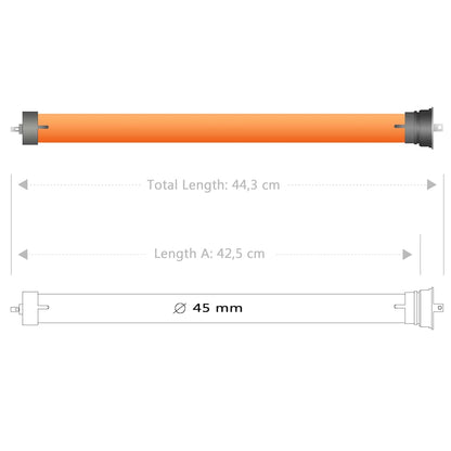 Tubular Motors 10 Nm 10 nm/45 mm 10