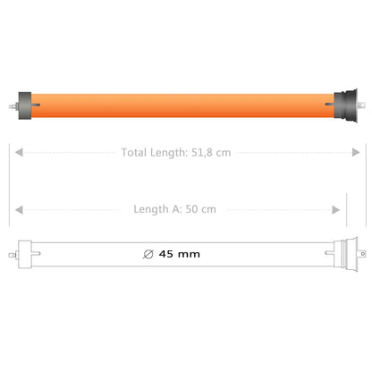 vidaXL Tubular Motors 10 pcs 30 Nm 6