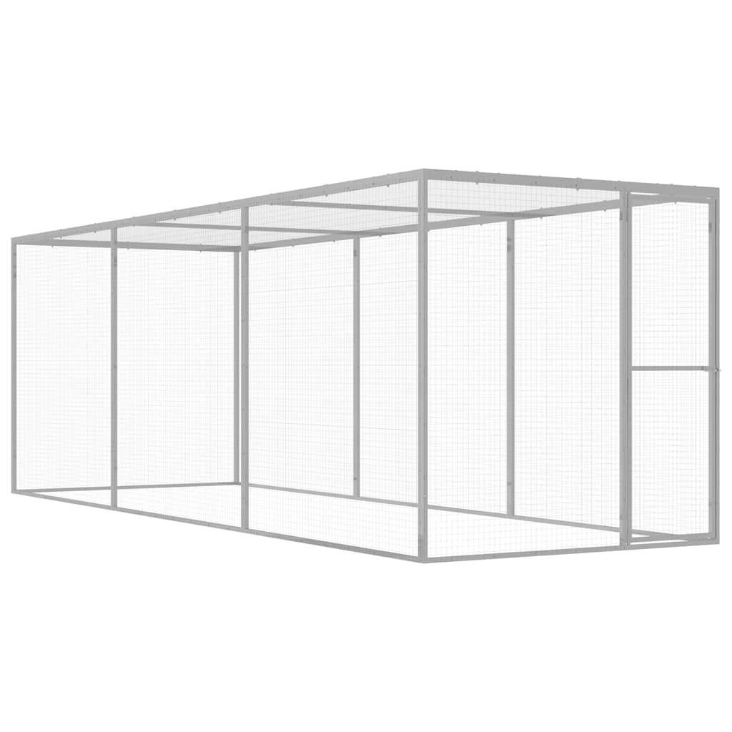 vidaXL Cat Cage 4.5x1.5x1.5 m Galvanised Steel 1