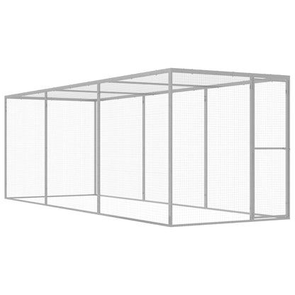 vidaXL Cat Cage 4.5x1.5x1.5 m Galvanised Steel 1