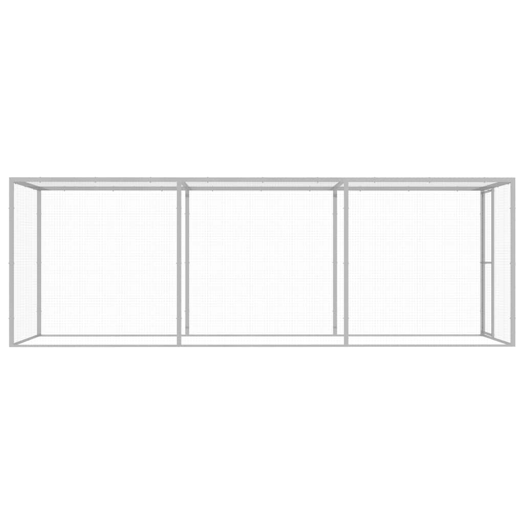 vidaXL Cat Cage 4.5x1.5x1.5 m Galvanised Steel 3