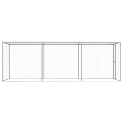 vidaXL Cat Cage 4.5x1.5x1.5 m Galvanised Steel 3