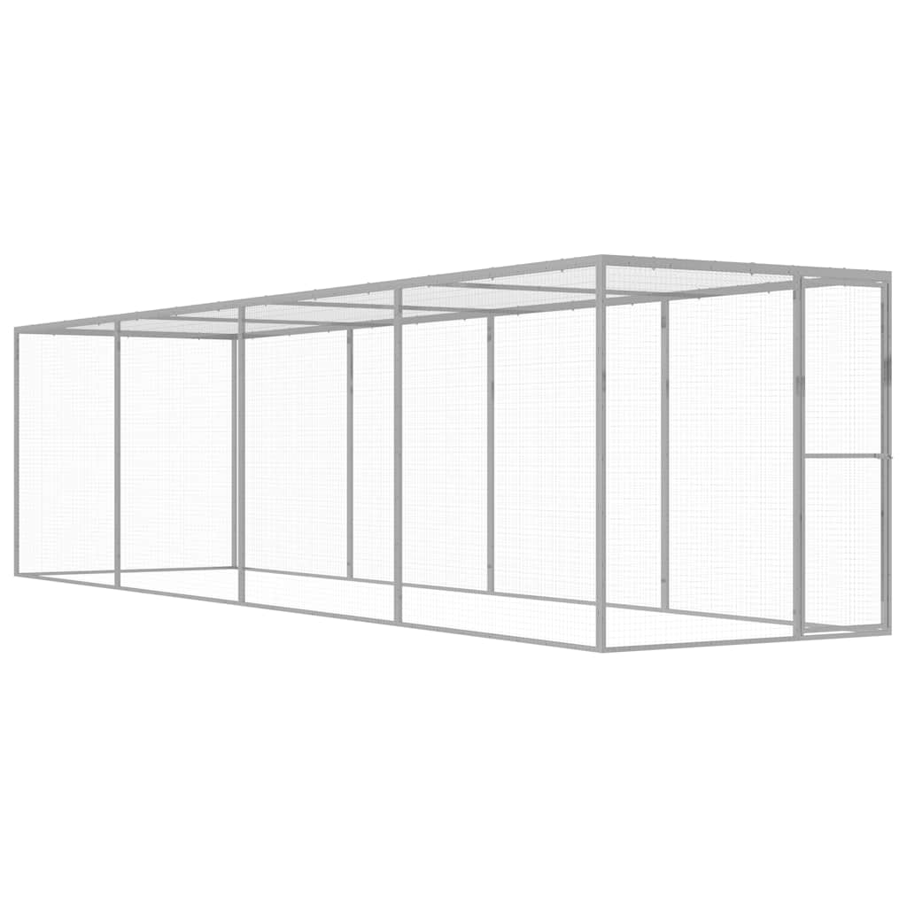 Cat Cage Galvanised Steel 6 m 1.5 m 1.5 m