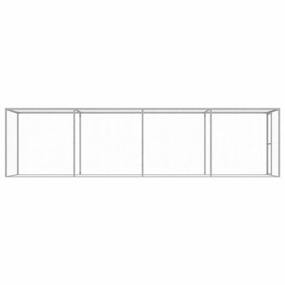 vidaXL Cat Cage 6x1.5x1.5 m Galvanised Steel 3