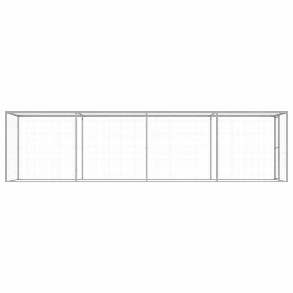 Cat Cage Galvanised Steel 6 m 1.5 m 1.5 m