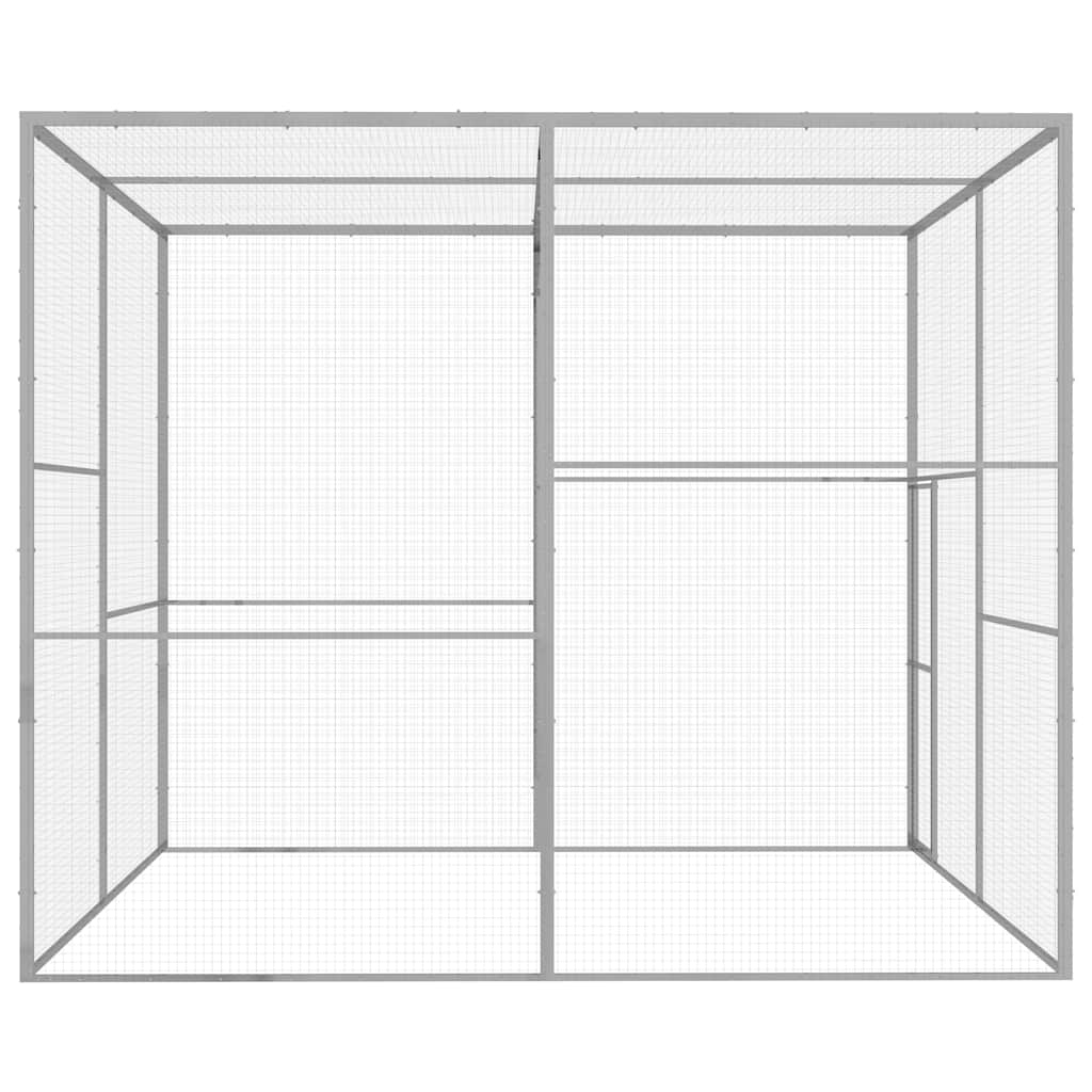 vidaXL Cat Cage 3x3x2.5 m Galvanised Steel 3