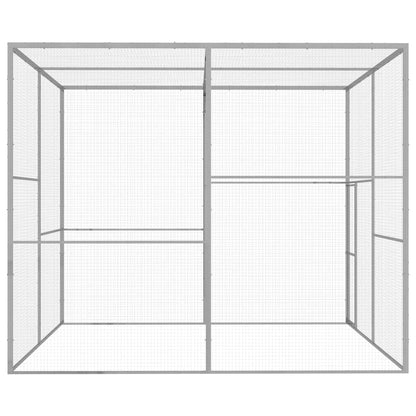 vidaXL Cat Cage 3x3x2.5 m Galvanised Steel 3