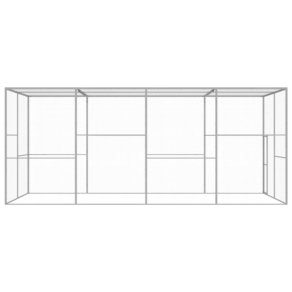 Cat Cage Galvanised Steel 6 m 2.5 m 3 m