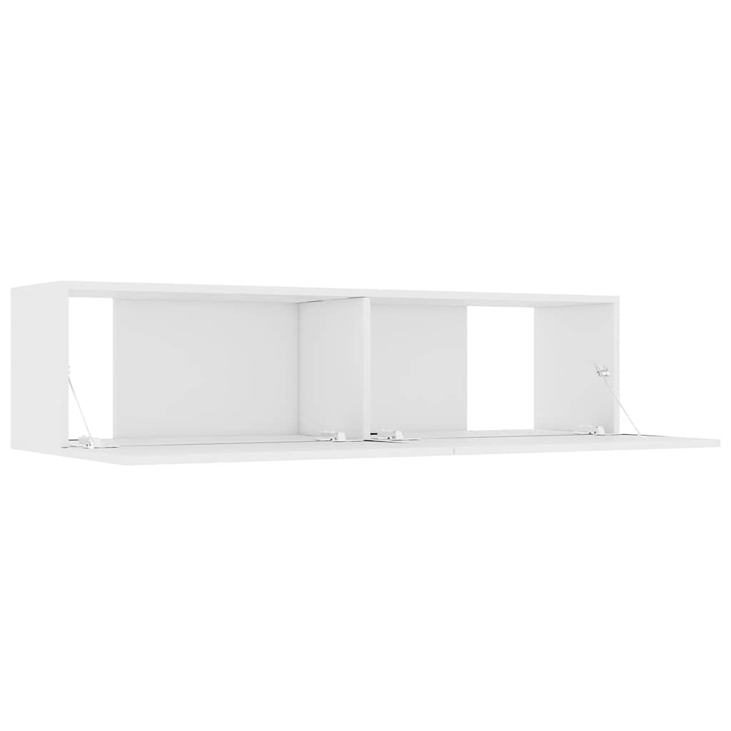 TV Cabinet 120x30x30 cm Engineered Wood White