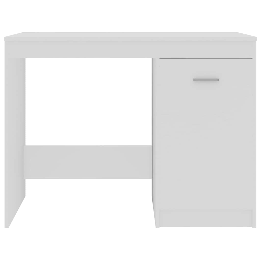 Desk 100x50x76 cm Engineered Wood White