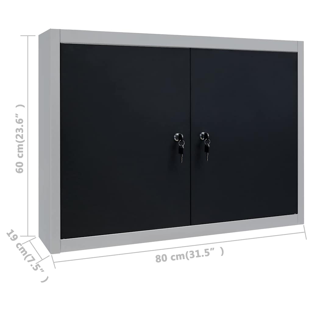 vidaXL Workbench with Four Wall Panels and Two Cabinets 3
