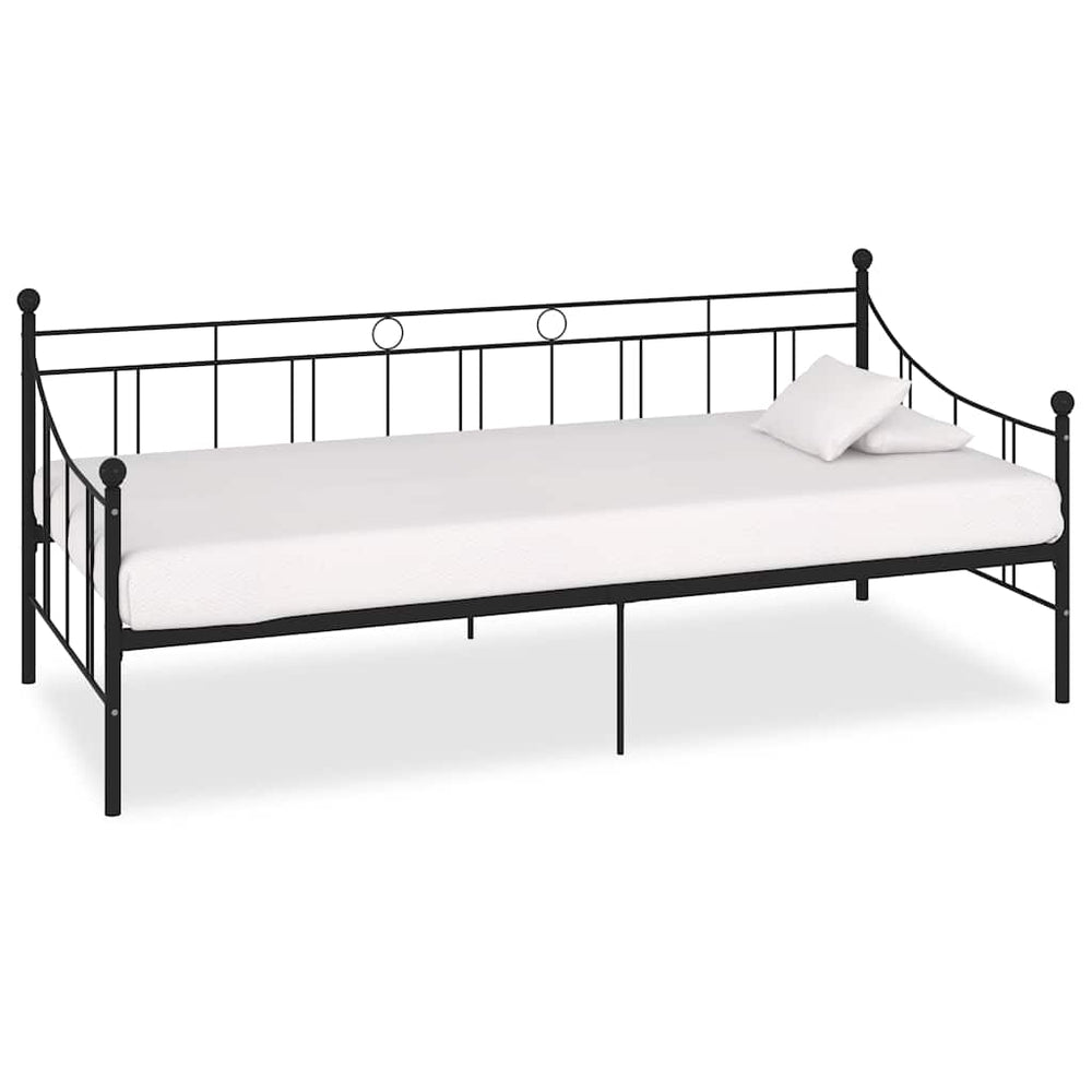 vidaXL DayBed Frame without Mattress Metal 90x200 cm