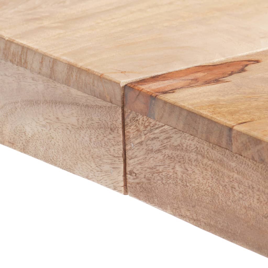 vidaXL Dining Table | Natural wood | Solid mango wood | Medium | Durable 4