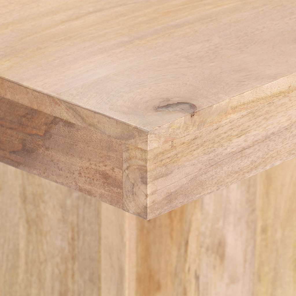 vidaXL Dining Table | Natural wood | Solid mango wood | Medium | Durable 5