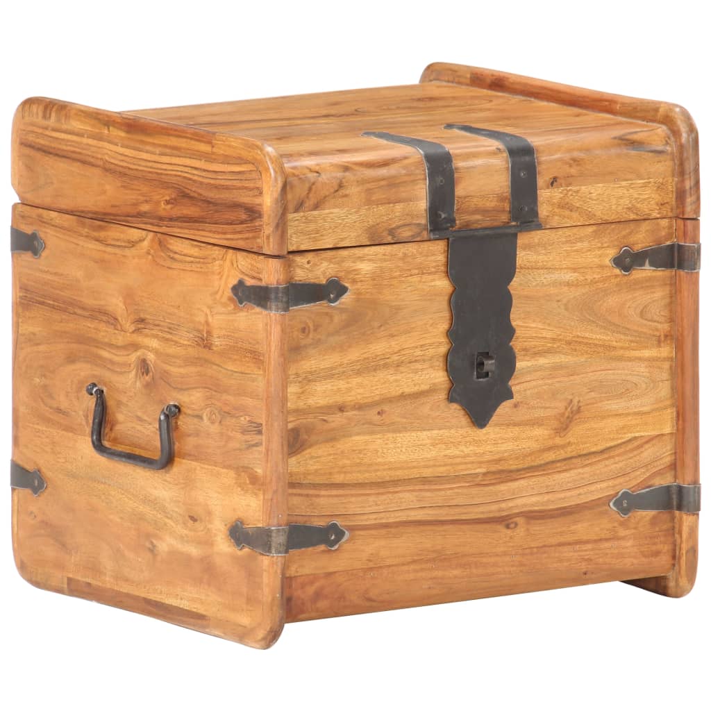 vidaXL Chest 40x40x40 cm Solid Acacia Wood