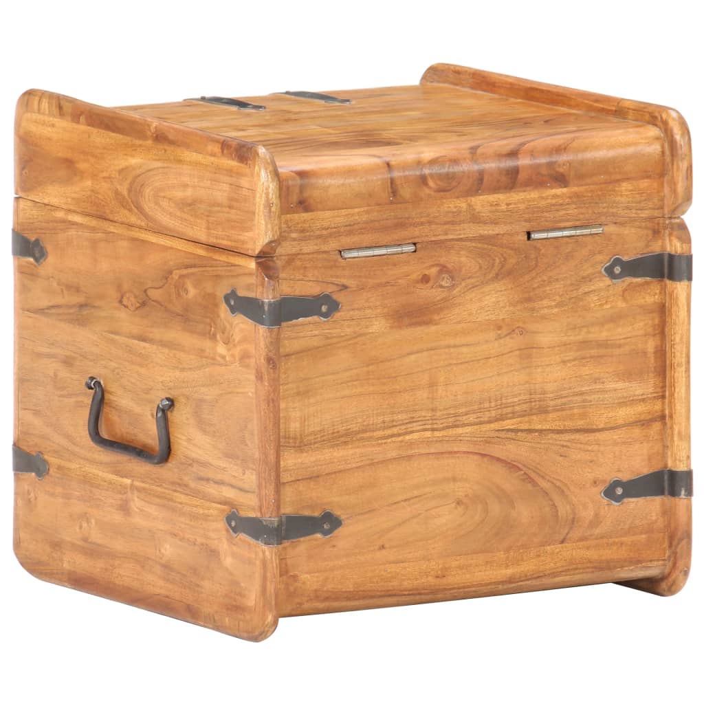 vidaXL Chest 40x40x40 cm Solid Acacia Wood