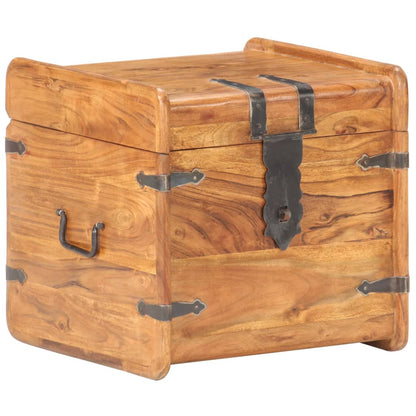 vidaXL Chest 40x40x40 cm Solid Acacia Wood