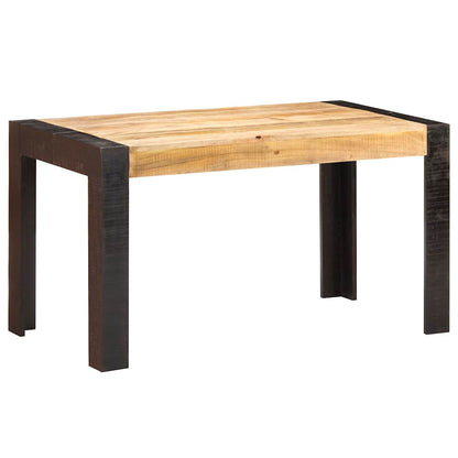 Dining Table Solid Mango Wood Light brown 140 cm 70 cm