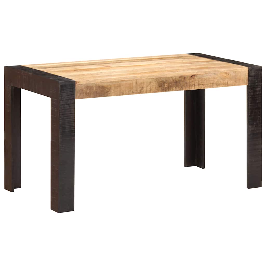 Dining Table Solid Mango Wood Light brown 140 cm 70 cm