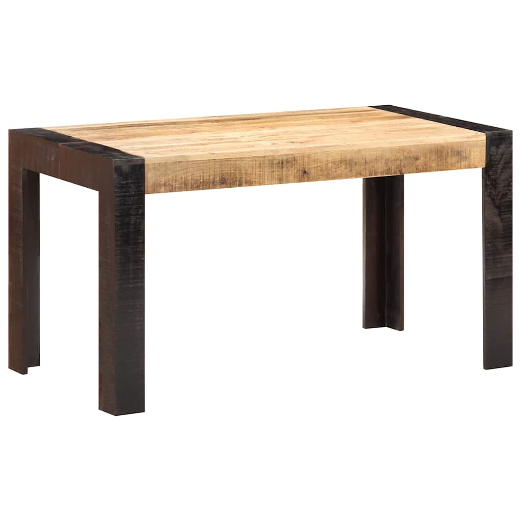 Dining Table Solid Mango Wood Light brown 140 cm 70 cm